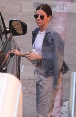 SANDRA BULLOCK Leaves a Dentist Office in Beverly Hills 04/09/2019