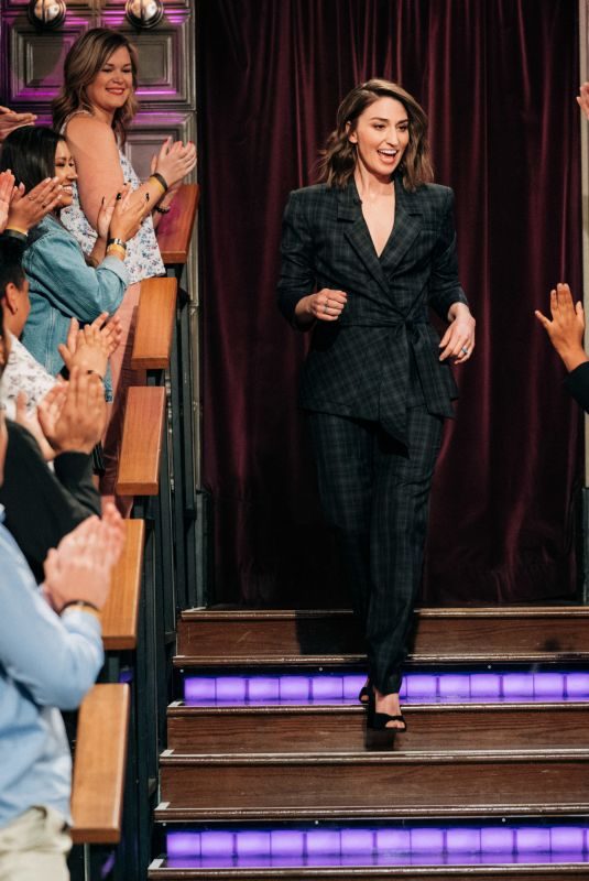 SARA BAREILLES at Late Late Show with James Corden 04/10/2019