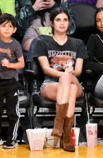 SARA SAMPAIO and JASMINE TOOKES at LA Lakers vs Portland Trail Blazer Game in Los Angeles 04/09/2019