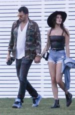 SARA SAMPAIO and Oliver Ripley Out at Coachella 04/13/2019