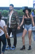 SARA SAMPAIO and Oliver Ripley Out at Coachella 04/13/2019