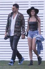 SARA SAMPAIO and Oliver Ripley Out at Coachella 04/13/2019