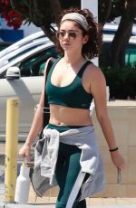 SARAH HYLAND Heading to a Gym in Studio City 04/12/2019
