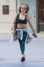 SARAH HYLAND Heading to a Gym in Studio City 04/12/2019