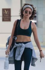 SARAH HYLAND Heading to a Gym in Studio City 04/12/2019