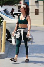 SARAH HYLAND Heading to a Gym in Studio City 04/12/2019