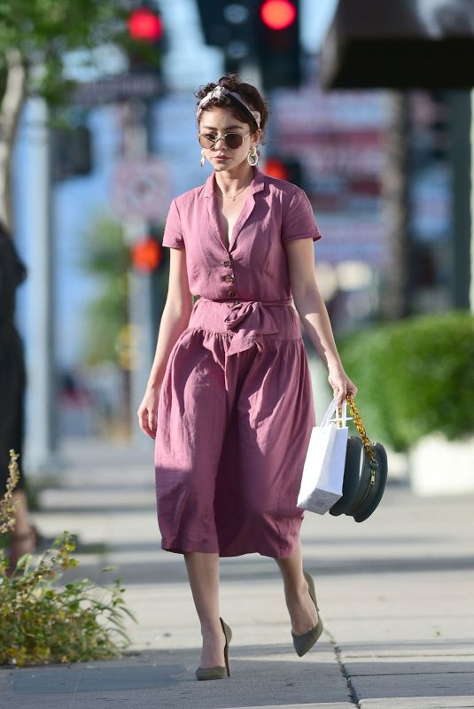 SARAH HYLAND Out in Los Angeles 04/16/2019