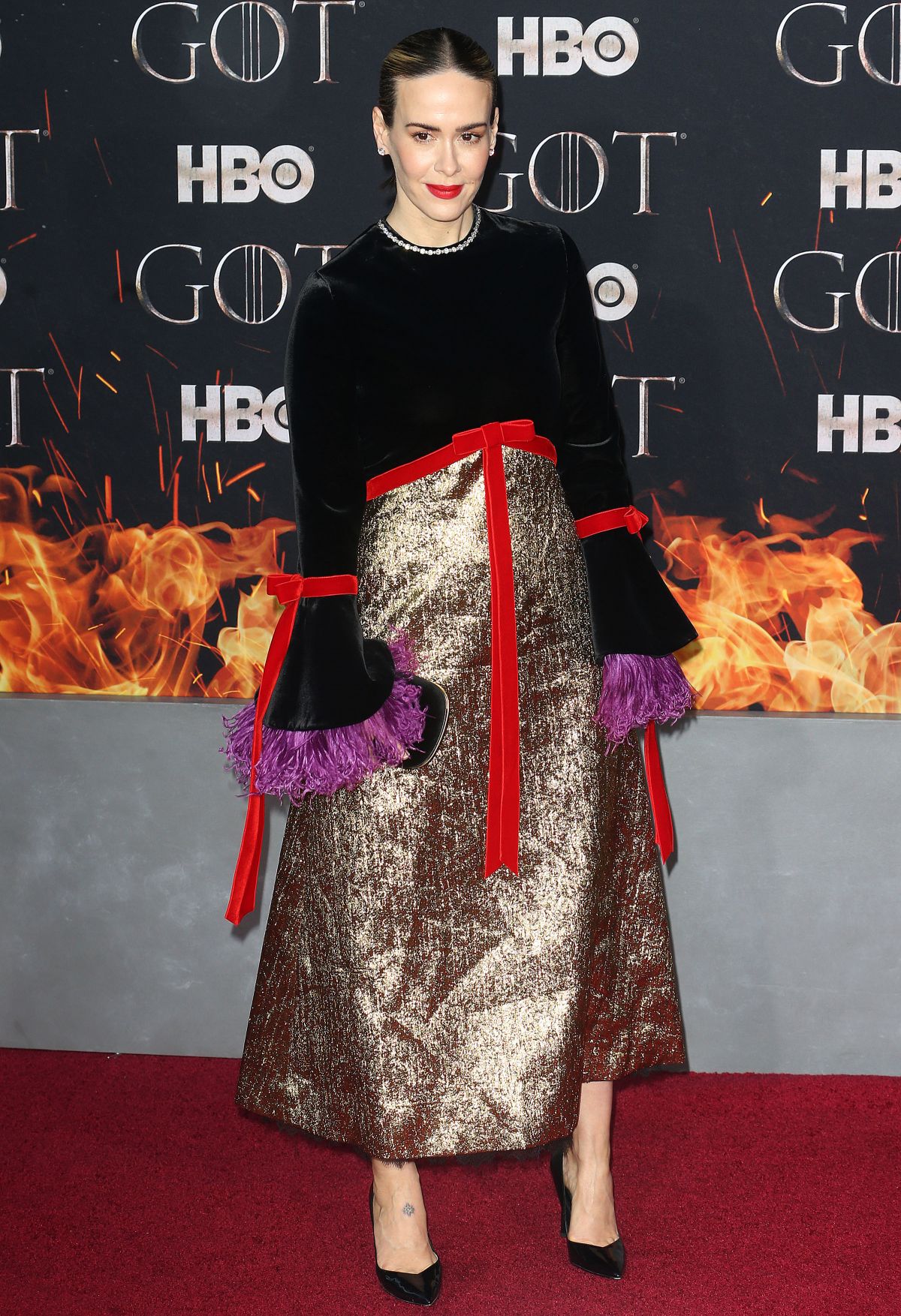 SARAH PAULSON at Game of Thrones, Season 8 Premiere in New 