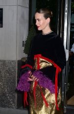 SARAH PAULSON Leaves Whitby Hotel in New York 04/03/2019
