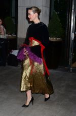 SARAH PAULSON Leaves Whitby Hotel in New York 04/03/2019