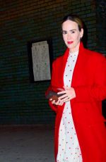 SARAH PAULSON Night Out in New York 04/04/2019