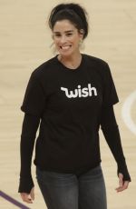 SARAH SILVERMAN at LA Lakers vs Golden State Warriors Game in Los Angeles 04/04/2019
