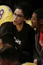 SARAH SILVERMAN at LA Lakers vs Golden State Warriors Game in Los Angeles 04/04/2019