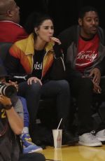 SARAH SILVERMAN at LA Lakers vs Golden State Warriors Game in Los Angeles 04/04/2019