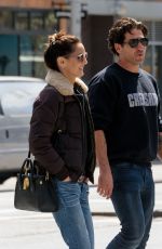 SARAH WAYNE CALLIES and Jon Bernthal Out in New York 04/10/2019