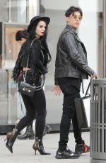 SARAYA-JADE BEVIS Out Shopping in Beverly Hills 04/03/2019