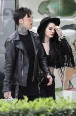 SARAYA-JADE BEVIS Out Shopping in Beverly Hills 04/03/2019