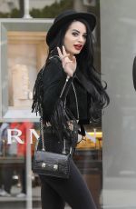 SARAYA-JADE BEVIS Out Shopping in Beverly Hills 04/03/2019