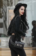 SARAYA-JADE BEVIS Out Shopping in Beverly Hills 04/03/2019