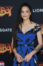 SASHA LANE at Hellboy Premeire in New York 04/09/2019