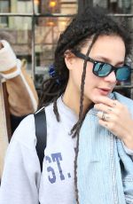 SASHA LANE Leaves Bowery Hotel in New York 04/10/2019