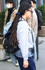 SASHA LANE Leaves Bowery Hotel in New York 04/10/2019