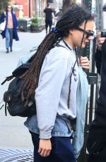 SASHA LANE Leaves Bowery Hotel in New York 04/10/2019