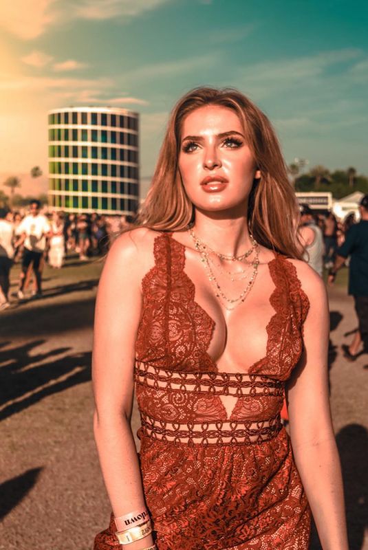 SAXON SHARBINO at Coachella - Instagram Pictures and Videos, April 2019