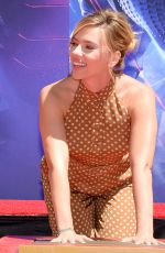 SCARLETT JOHANSSON at Avengers: Endgame Hand Print Ceremony in Los Angeles 04/23/2019