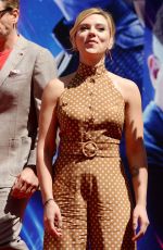 SCARLETT JOHANSSON at Avengers: Endgame Hand Print Ceremony in Los Angeles 04/23/2019