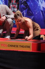 SCARLETT JOHANSSON at Avengers: Endgame Hand Print Ceremony in Los Angeles 04/23/2019