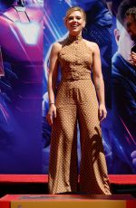 SCARLETT JOHANSSON at Avengers: Endgame Hand Print Ceremony in Los Angeles 04/23/2019