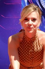 SCARLETT JOHANSSON at Avengers: Endgame Hand Print Ceremony in Los Angeles 04/23/2019