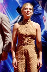 SCARLETT JOHANSSON at Avengers: Endgame Hand Print Ceremony in Los Angeles 04/23/2019