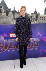 SCARLETT JOHANSSON at Avengers: Endgame Photocall in London 04/11/2019