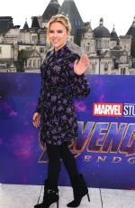 SCARLETT JOHANSSON at Avengers: Endgame Photocall in London 04/11/2019