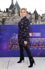 SCARLETT JOHANSSON at Avengers: Endgame Photocall in London 04/11/2019