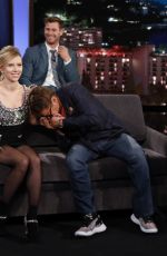 SCARLETT JOHANSSON at Jimmy Kimmel Live! in Hollywood 04/08/2019