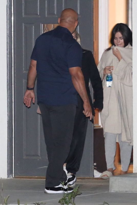 SELENA GOMEZ at a Friend’s House in Los Angeles 04/23/2019