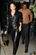 SHANINA SHAIK and DJ Rukus at Madeos in Beverly Hills 04/05/2019