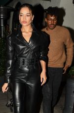 SHANINA SHAIK and DJ Rukus at Madeos in Beverly Hills 04/05/2019