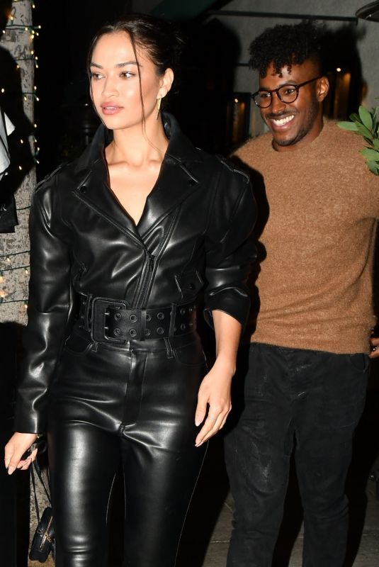 SHANINA SHAIK and DJ Rukus at Madeos in Beverly Hills 04/05/2019