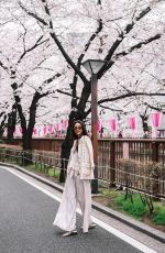 SHAY MITCHELL at a Park in Japan - Instagram Pictures 04/01/2019