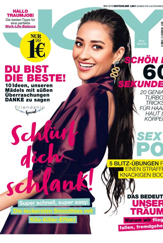 SHAY MITCHELL in Joy Magazine, Germany May 2019