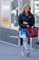 SIENNA MILLER Out in New York 04/03/2019