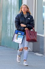 SIENNA MILLER Out in New York 04/03/2019