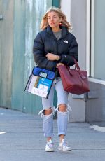 SIENNA MILLER Out in New York 04/03/2019