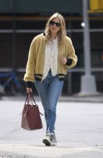 SIENNA MILLER Out in New York 04/29/2019