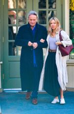 SIENNA MILLER Out with Her Father in New York 04/03/2019