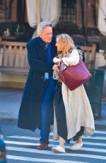 SIENNA MILLER Out with Her Father in New York 04/03/2019